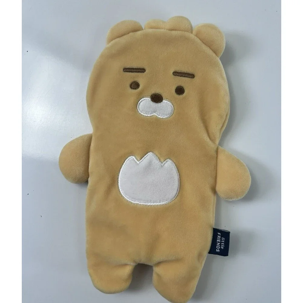 Kakao Ryan Little Friends Pencil Case Zipper Pouch Baby Ryan Bear Soft Plush Zip